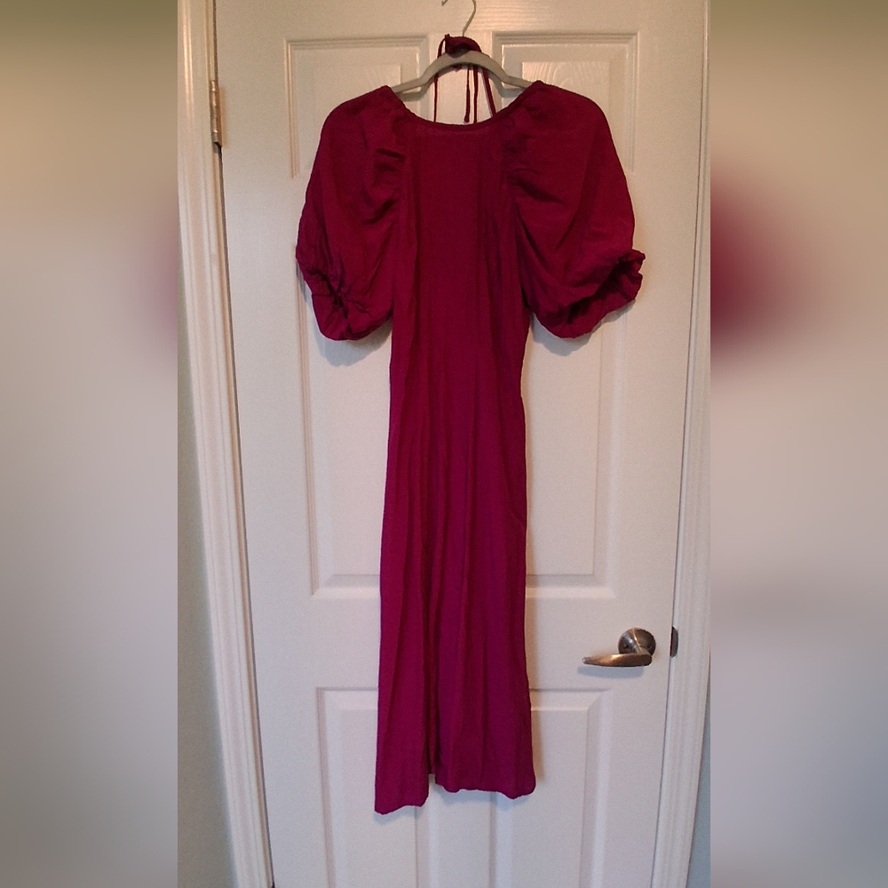 a new day Fuchsia 3/4 Sleeve Dress